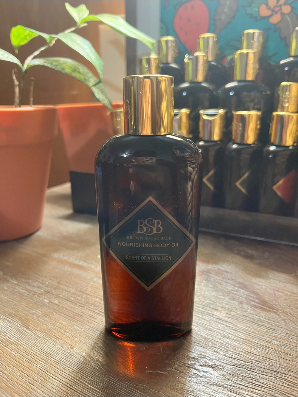 BSB Brown Sugar Babe Nourishing Body Oil - Scent of a Stallion - Picture 3 of 3